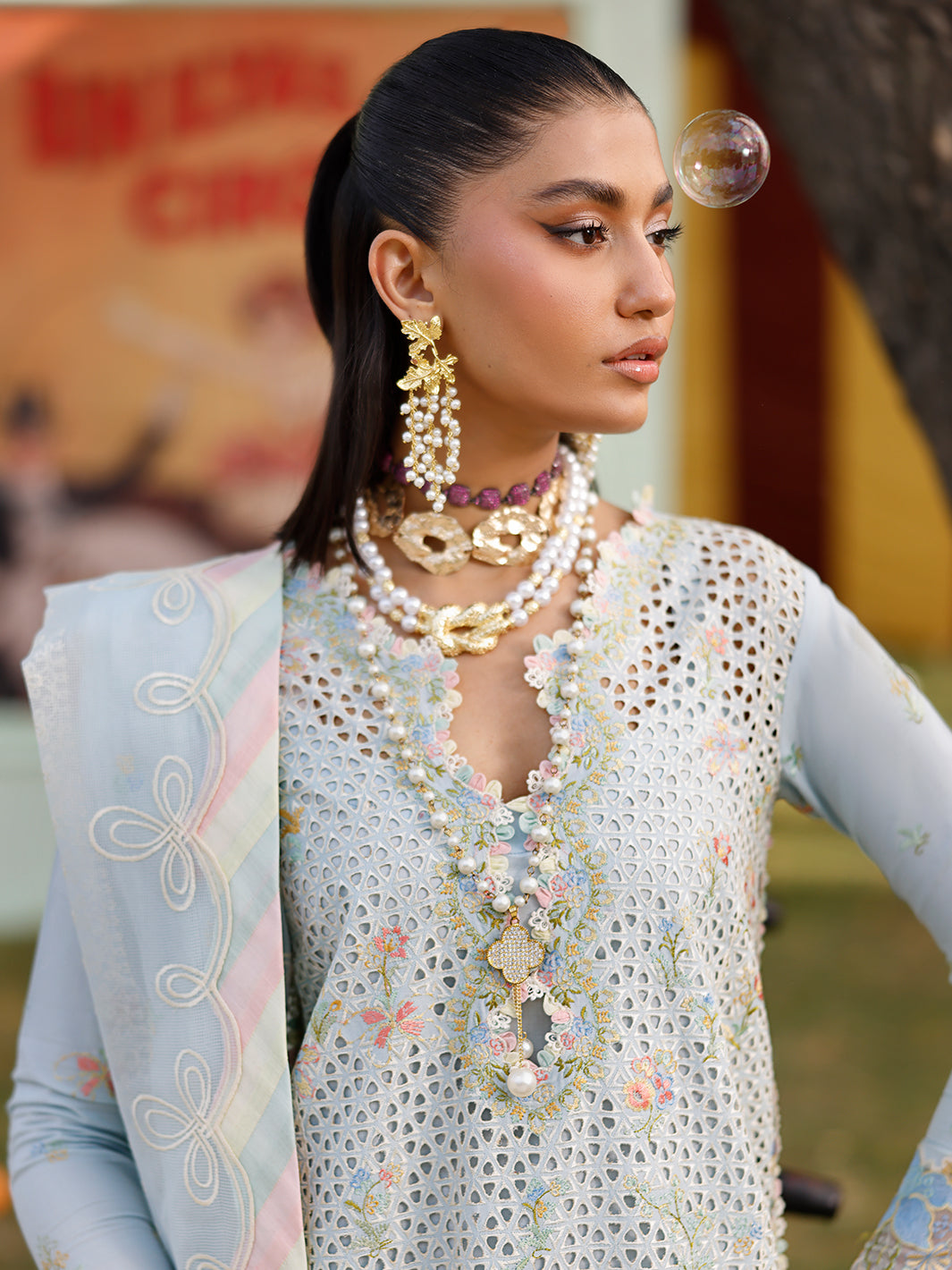 Bin Ilyas | Carnival Summer Edit 25 | 31 - B by Bin Ilyas - Designer Dress - Type: Ladies Clothes - Available at Libayah - 100% Original