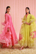 Chic Ophicial | Ruffles Collection | Candy pink Angrakha by Chic Ophicial - Designer Dress - Type: Ladies Clothes - Available at Libayah - 100% Original