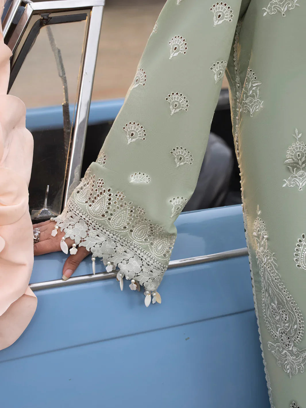 Faiza Faisal | Maya Luxury Lawn | Elena by Faiza Faisal - Designer Dress - Type: Ladies Clothes - Available at Libayah - 100% Original