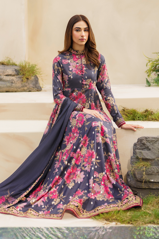 Iznik | Exclusive Lawn | SFL-12 EMBROIDERED LAWN by Iznik - Designer Dress - Type: Ladies Clothes - Available at Libayah - 100% Original