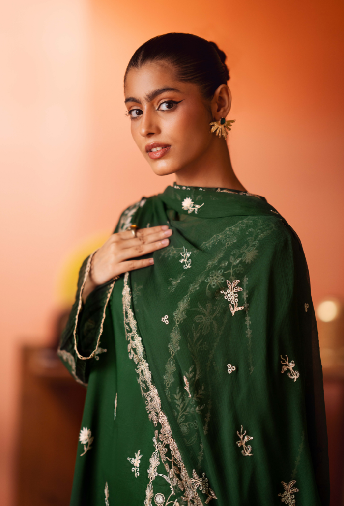 Humdum | Lala Rukh Lawn | Lalarukh - D10 by Humdum - Designer Dress - Type: Ladies Clothes - Available at Libayah - 100% Original