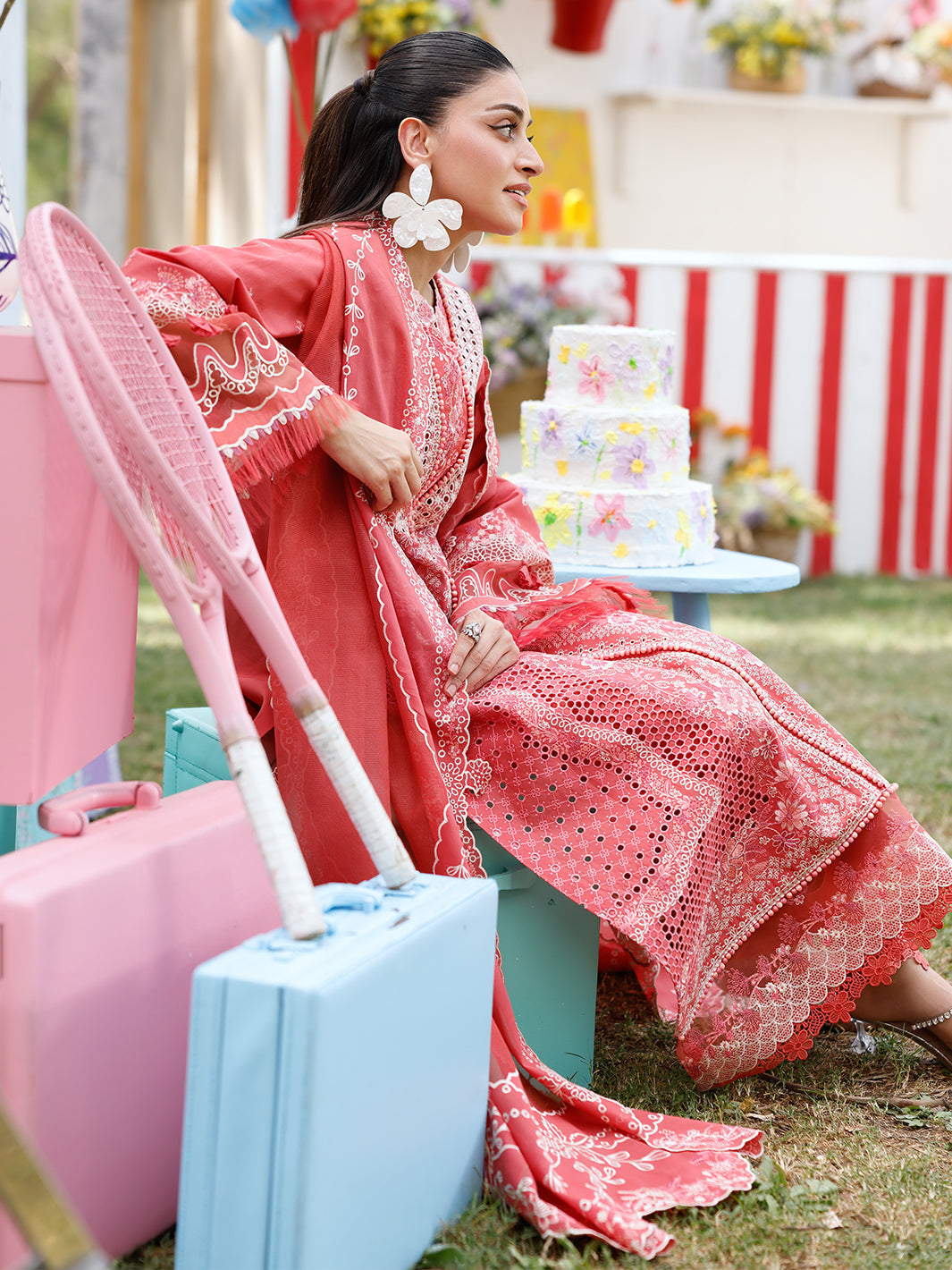 Bin Ilyas | Carnival Summer Edit 25 | 32 - A by Bin Ilyas - Designer Dress - Type: Ladies Clothes - Available at Libayah - 100% Original