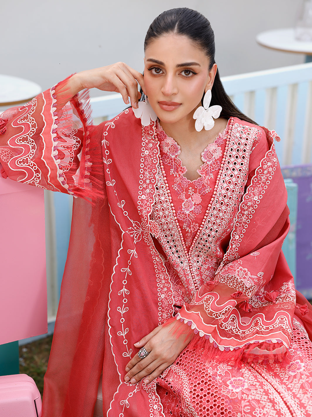 Bin Ilyas | Carnival Summer Edit 25 | 32 - A by Bin Ilyas - Designer Dress - Type: Ladies Clothes - Available at Libayah - 100% Original
