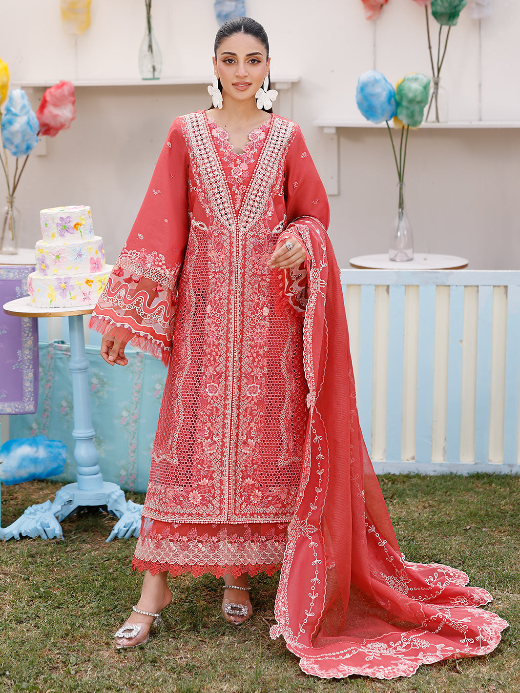 Bin Ilyas | Carnival Summer Edit 25 | 32 - A by Bin Ilyas - Designer Dress - Type: Ladies Clothes - Available at Libayah - 100% Original