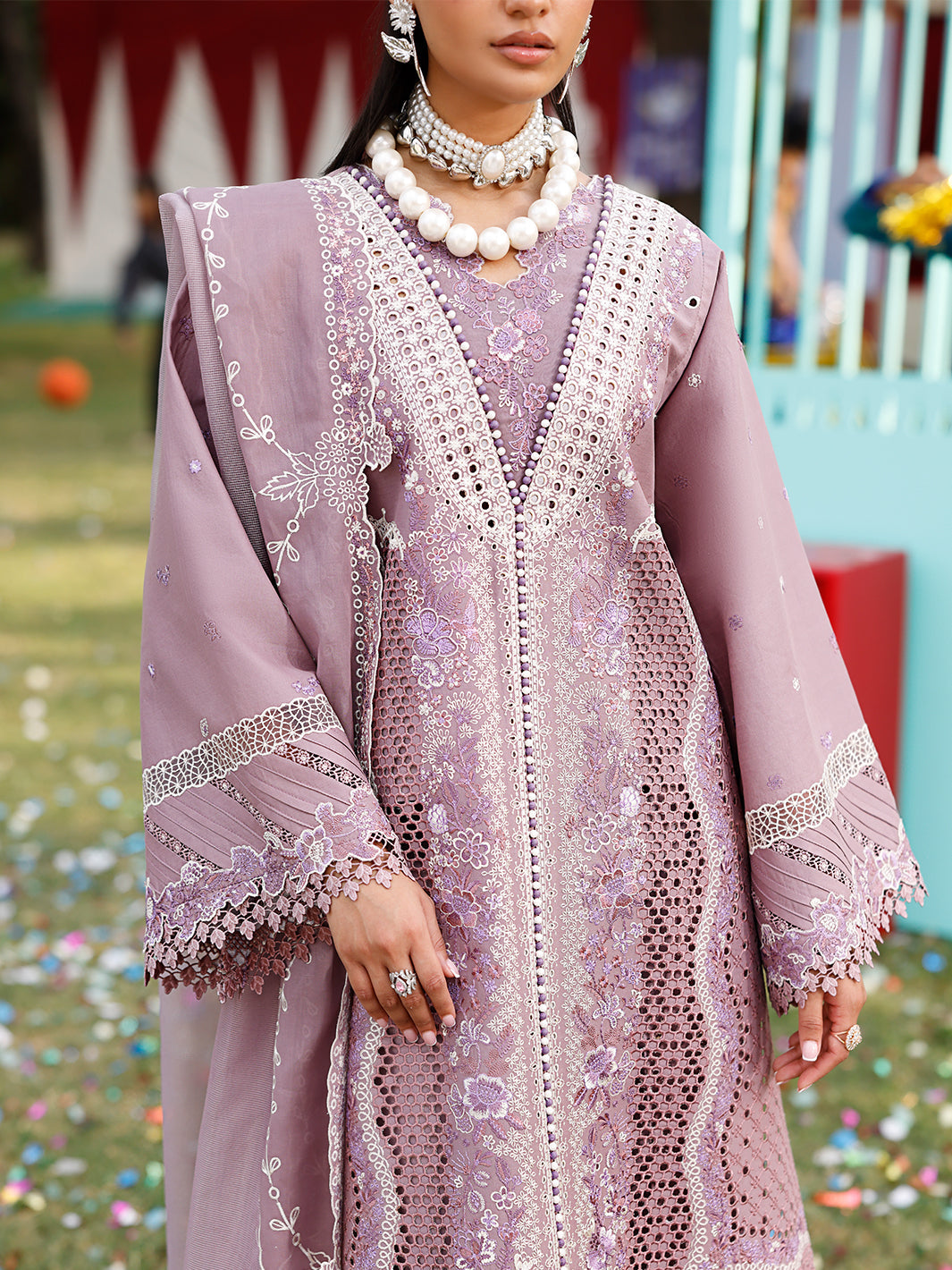 Bin Ilyas | Carnival Summer Edit 25 | 32 - B by Bin Ilyas - Designer Dress - Type: Ladies Clothes - Available at Libayah - 100% Original