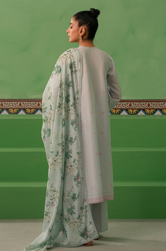 Cross Stitch | Mahiri Embroidered Lawn 24 | AQUA PEARL by Cross Stitch - Designer Dress - Type: Ladies Clothes - Available at Libayah - 100% Original