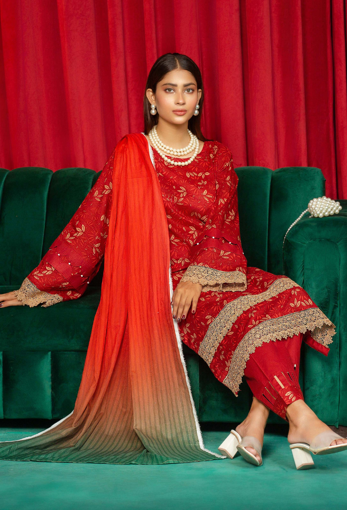 Humdum | AANGAN SS 24 | Aangan - D10 by HumDum - Designer Dress - Type: Ladies Clothes - Available at Libayah - 100% Original