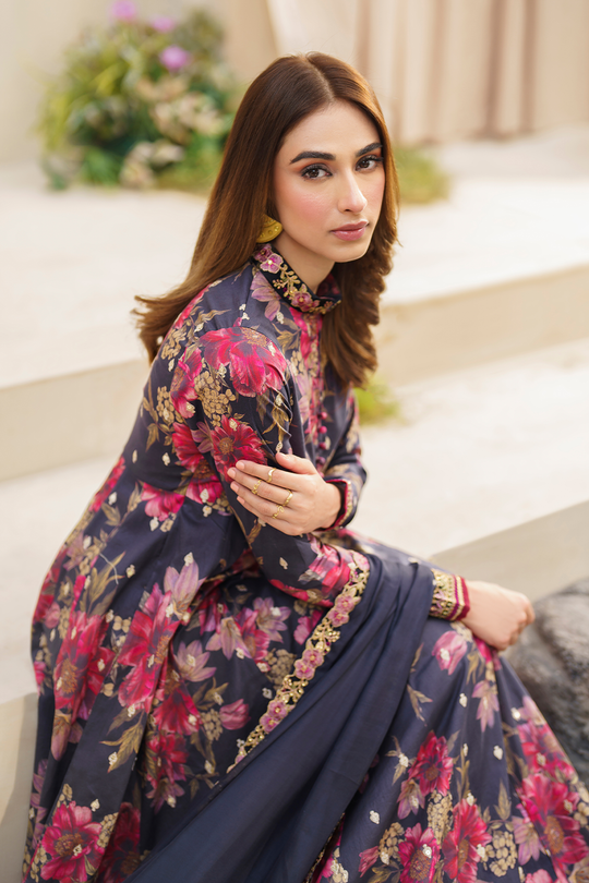 Iznik | Exclusive Lawn | SFL-12 EMBROIDERED LAWN by Iznik - Designer Dress - Type: Ladies Clothes - Available at Libayah - 100% Original