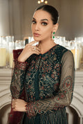 Zarif | Mehroz Formals | PINE GREEN by Zarif - Designer Dress - Type: Ladies Clothes - Available at Libayah - 100% Original