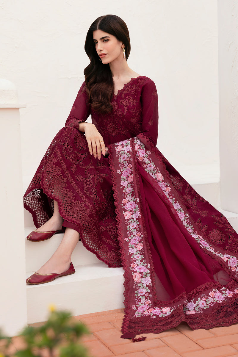 Baroque | Eid Lawn 25 | EL-D05 by Baroque - Designer Dress - Type: Ladies Clothes - Available at Libayah - 100% Original