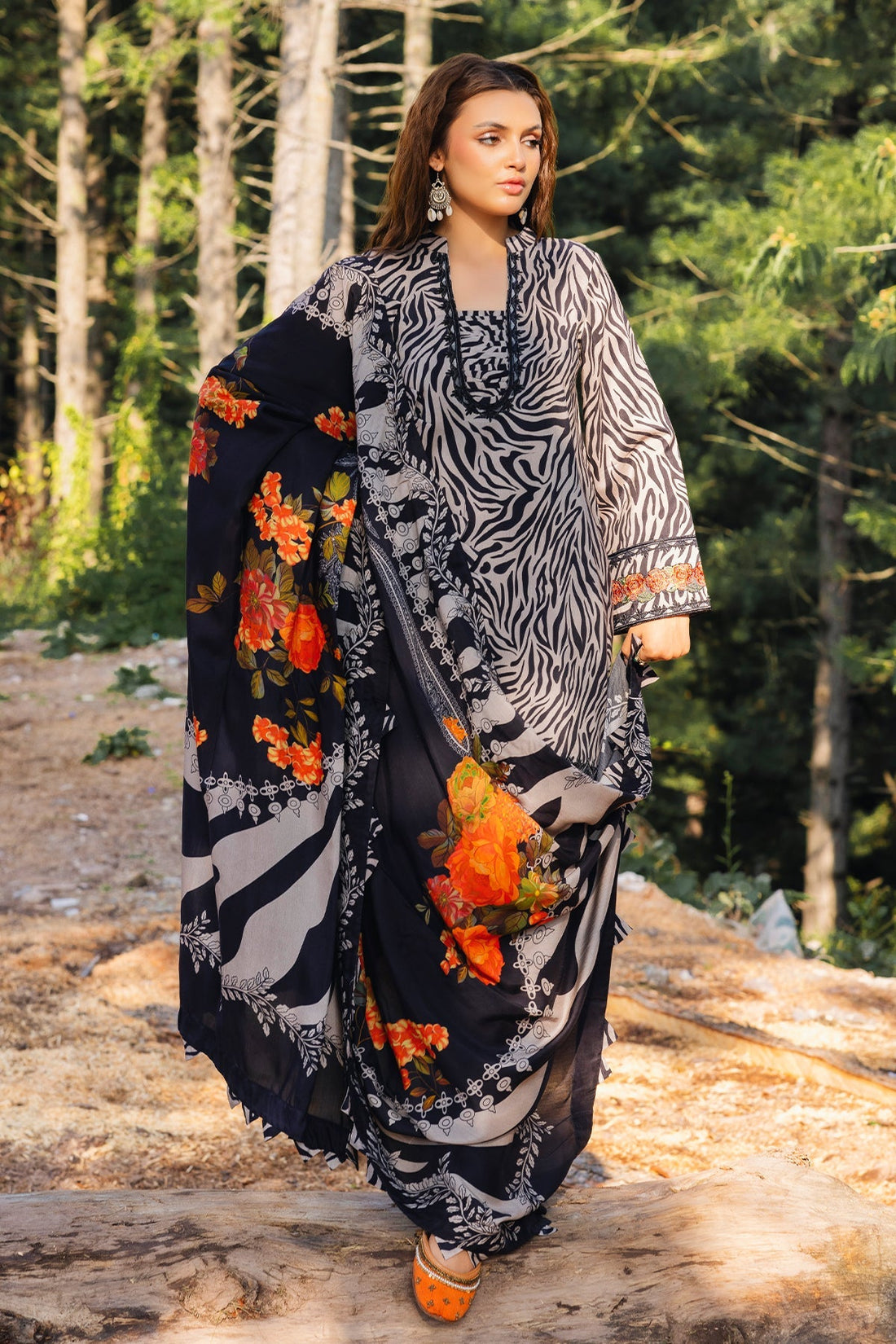 Charizma | Aniiq Embroidered Collection | STAPLE SHAWL ANW4-03 by Charizma - Designer Dress - Type: Casuals - Available at Libayah - 100% Original