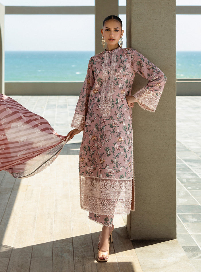 Zainab Chottani | Tahra Lawn 25 | Maraya by Zainab Chottani - Designer Dress - Type: Ladies Clothes - Available at Libayah - 100% Original