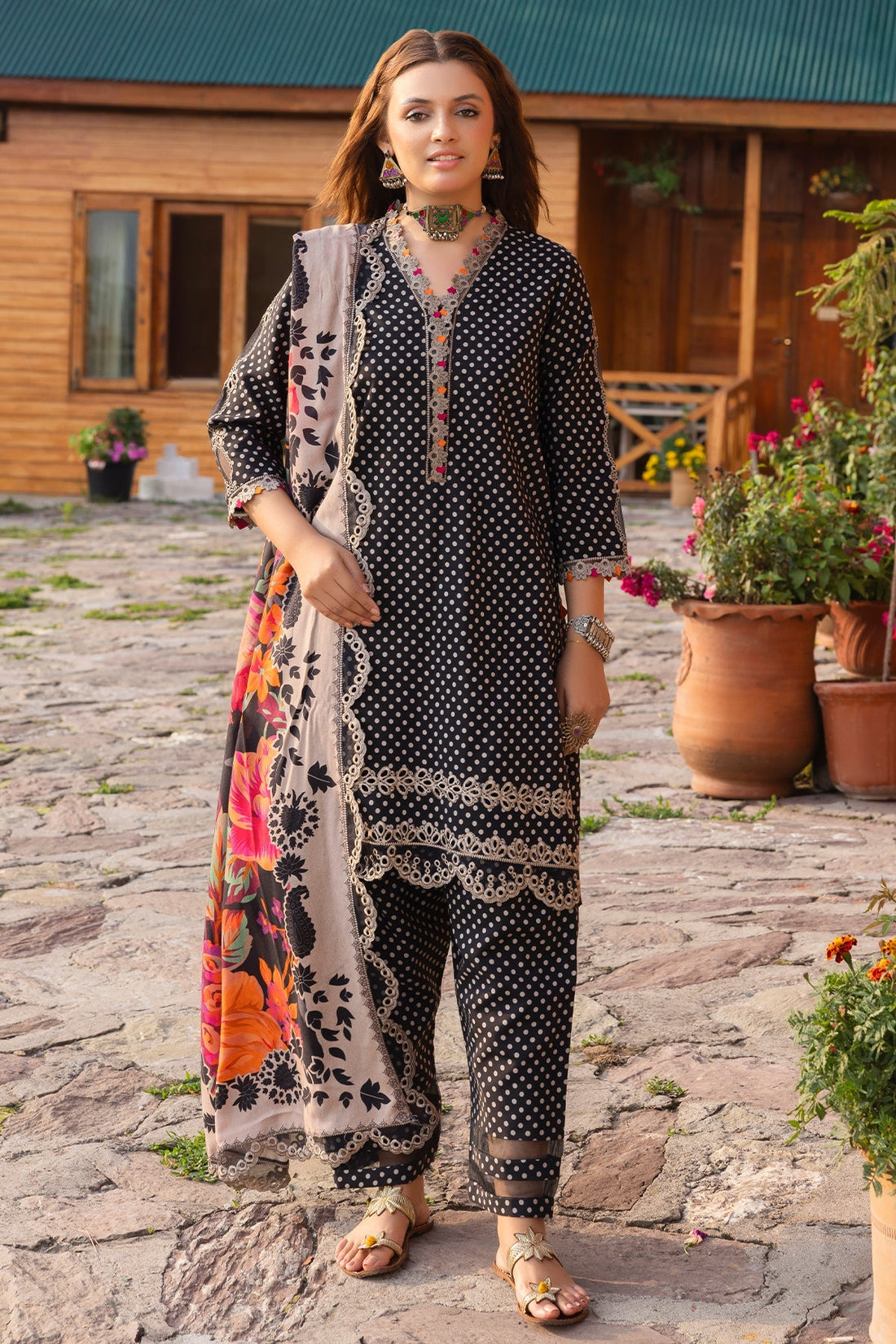 Charizma | Aniiq Embroidered Collection | STAPLE SHAWL ANW4-01 by Charizma - Designer Dress - Type: Casuals - Available at Libayah - 100% Original