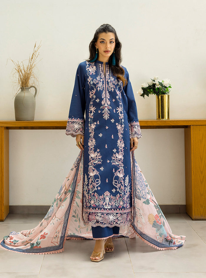 Zainab Chottani | Tahra Lawn 25 | Elisa by Zainab Chottani - Designer Dress - Type: Ladies Clothes - Available at Libayah - 100% Original