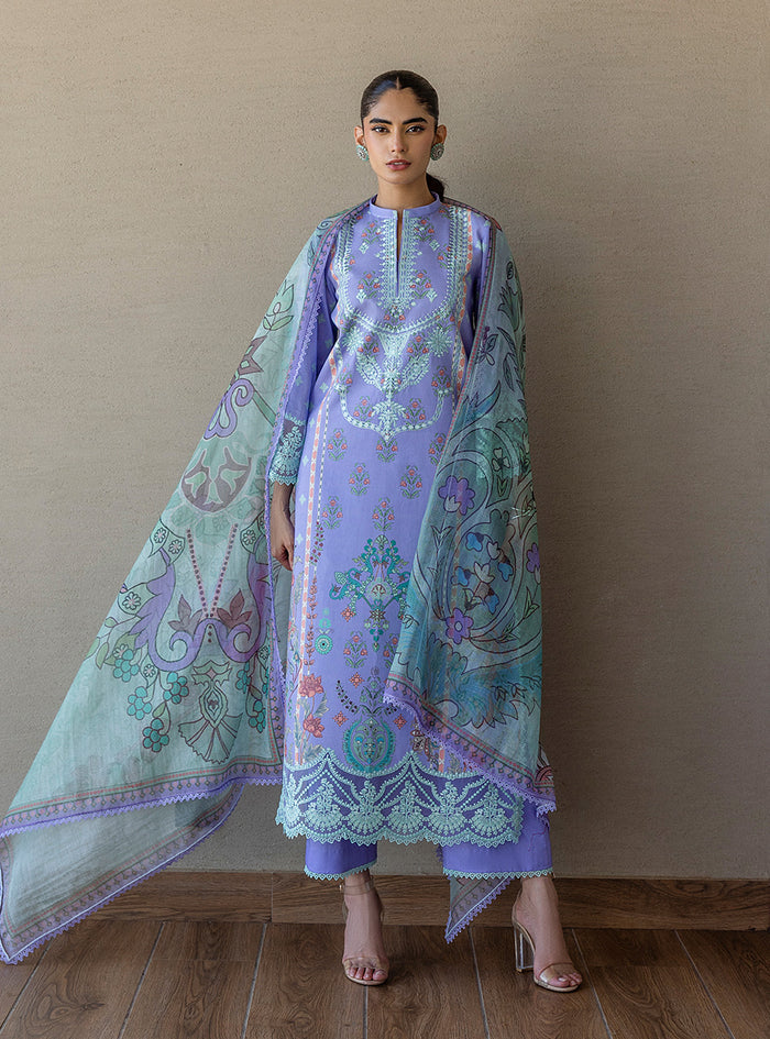 Zainab Chottani | Tahra Lawn 25 | Lina by Zainab Chottani - Designer Dress - Type: Ladies Clothes - Available at Libayah - 100% Original