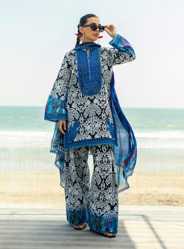 Zainab Chottani | Tahra Lawn 25 | Bella by Zainab Chottani - Designer Dress - Type: Ladies Clothes - Available at Libayah - 100% Original