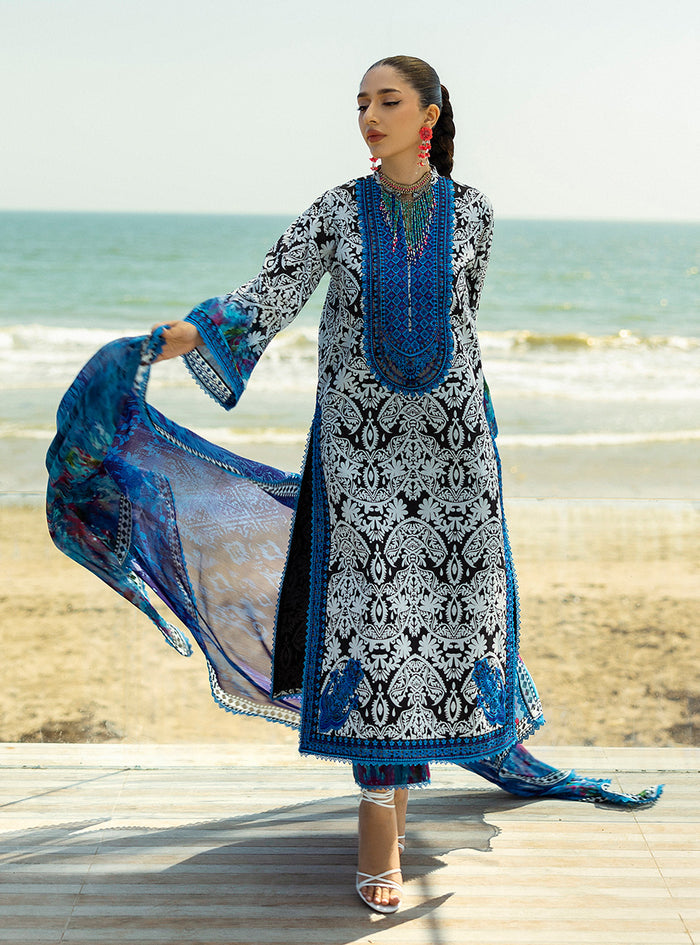 Zainab Chottani | Tahra Lawn 25 | Bella by Zainab Chottani - Designer Dress - Type: Ladies Clothes - Available at Libayah - 100% Original