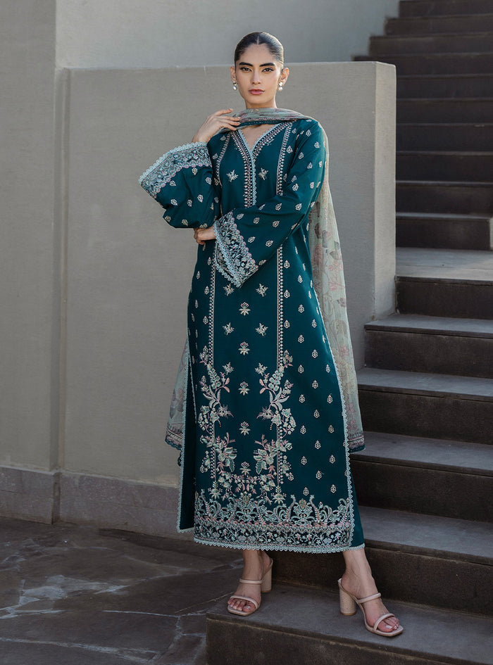 Zainab Chottani | Tahra Lawn 25 | Mina by Zainab Chottani - Designer Dress - Type: Ladies Clothes - Available at Libayah - 100% Original