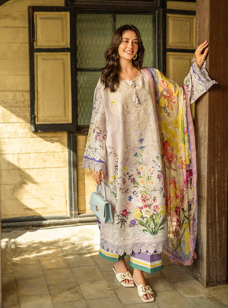 Roheenaz | Ethereal Bloom Lawn 25 | Liora by Roheenaz - Designer Dress - Type: Ladies Clothes - Available at Libayah - 100% Original