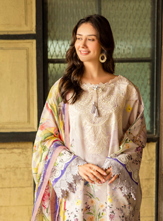 Roheenaz | Ethereal Bloom Lawn 25 | Liora by Roheenaz - Designer Dress - Type: Ladies Clothes - Available at Libayah - 100% Original