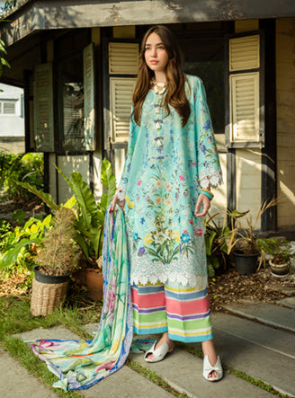 Roheenaz | Ethereal Bloom Lawn 25 | Maristela by Roheenaz - Designer Dress - Type: Ladies Clothes - Available at Libayah - 100% Original