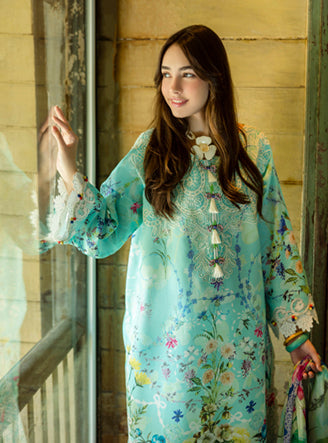 Roheenaz | Ethereal Bloom Lawn 25 | Maristela by Roheenaz - Designer Dress - Type: Ladies Clothes - Available at Libayah - 100% Original