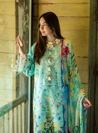 Roheenaz | Ethereal Bloom Lawn 25 | Maristela by Roheenaz - Designer Dress - Type: Ladies Clothes - Available at Libayah - 100% Original