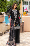 Saad Shaikh | Lawn 25 | Black - Zestel by Saad Shaikh - Designer Dress - Type: Ladies Clothes - Available at Libayah - 100% Original