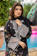 Saad Shaikh | Lawn 25 | Black - Zestel by Saad Shaikh - Designer Dress - Type: Ladies Clothes - Available at Libayah - 100% Original