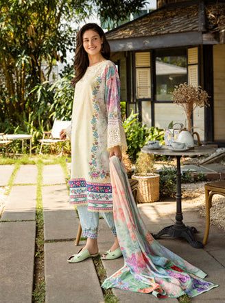 Roheenaz | Ethereal Bloom Lawn 25 | Velora by Roheenaz - Designer Dress - Type: Ladies Clothes - Available at Libayah - 100% Original