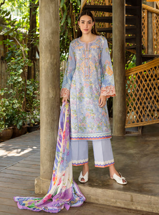 Roheenaz | Ethereal Bloom Lawn 25 |Florien by Roheenaz - Designer Dress - Type: Ladies Clothes - Available at Libayah - 100% Original
