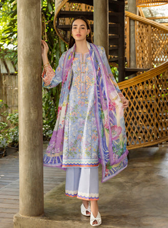 Roheenaz | Ethereal Bloom Lawn 25 |Florien by Roheenaz - Designer Dress - Type: Ladies Clothes - Available at Libayah - 100% Original