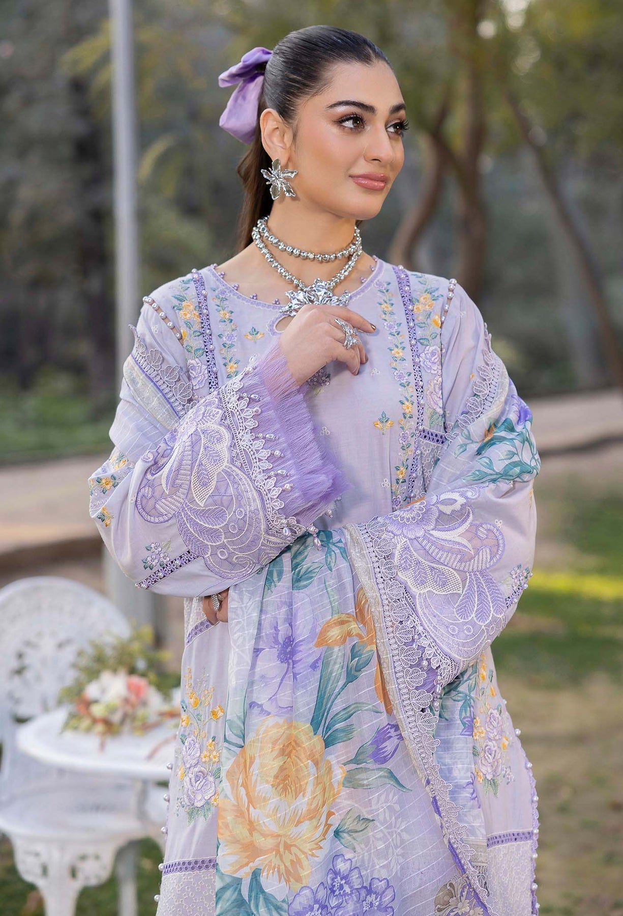 Adans Libas | Gul Rukh Lawn 25 | RUKH 2835 by Adans Libas - Designer Dress - Type: Ladies Clothes - Available at Libayah - 100% Original