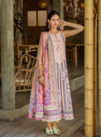 Roheenaz | Ethereal Bloom Lawn 25 | Eloria by Roheenaz - Designer Dress - Type: Ladies Clothes - Available at Libayah - 100% Original