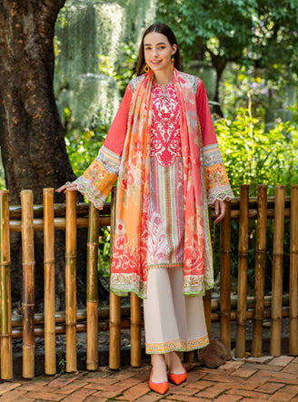 Roheenaz | Ethereal Bloom Lawn 25 | Roselle by Roheenaz - Designer Dress - Type: Ladies Clothes - Available at Libayah - 100% Original