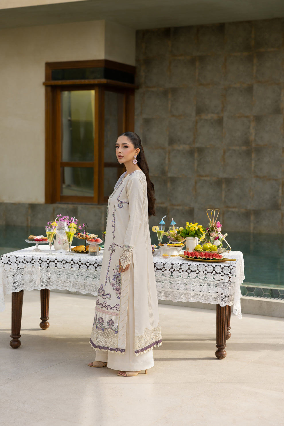 Florent | Eid Collection | FEF - 8B by Florent - Designer Dress - Type: Ladies Clothes - Available at Libayah - 100% Original