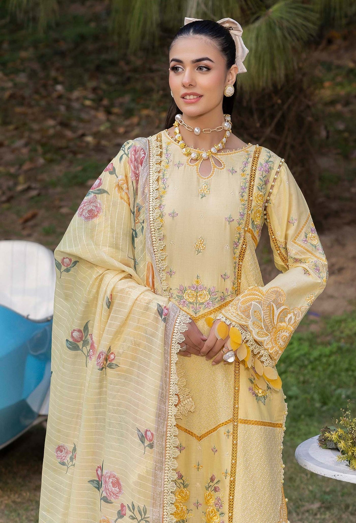 Adans Libas | Gul Rukh Lawn 25 | RUKH 2836 by Adans Libas - Designer Dress - Type: Ladies Clothes - Available at Libayah - 100% Original