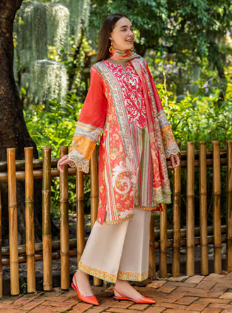 Roheenaz | Ethereal Bloom Lawn 25 | Roselle by Roheenaz - Designer Dress - Type: Ladies Clothes - Available at Libayah - 100% Original