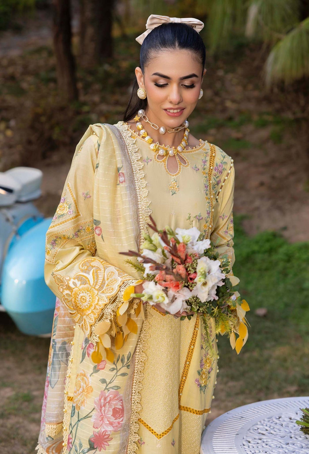 Adans Libas | Gul Rukh Lawn 25 | RUKH 2836 by Adans Libas - Designer Dress - Type: Ladies Clothes - Available at Libayah - 100% Original