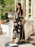 Zainab Chottani | Ramadan Edit 25 | Black Rose Waltz by Zainab Chottani - Designer Dress - Type: Ladies Clothes - Available at Libayah - 100% Original