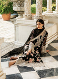 Zainab Chottani | Ramadan Edit 25 | Black Rose Waltz by Zainab Chottani - Designer Dress - Type: Ladies Clothes - Available at Libayah - 100% Original
