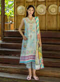 Roheenaz | Ethereal Bloom Lawn 25 | Mistelle by Roheenaz - Designer Dress - Type: Ladies Clothes - Available at Libayah - 100% Original