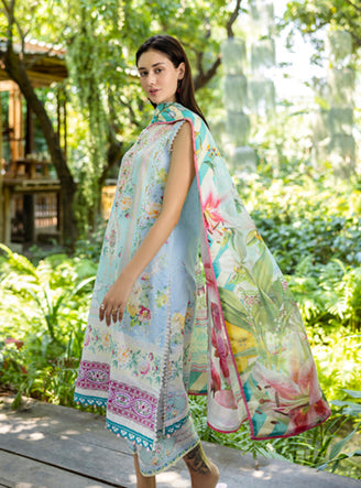Roheenaz | Ethereal Bloom Lawn 25 | Mistelle by Roheenaz - Designer Dress - Type: Ladies Clothes - Available at Libayah - 100% Original