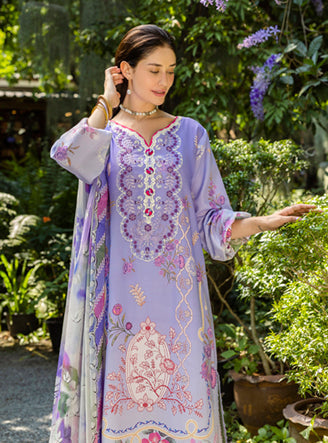 Roheenaz | Ethereal Bloom Lawn 25 | Meliora by Roheenaz - Designer Dress - Type: Ladies Clothes - Available at Libayah - 100% Original