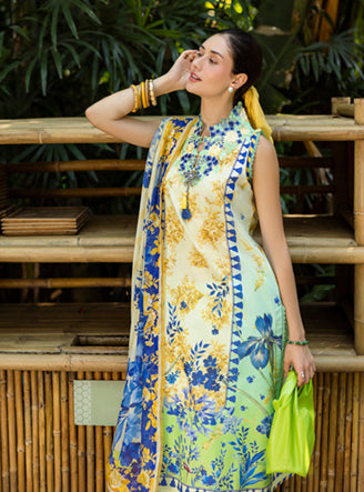 Roheenaz | Ethereal Bloom Lawn 25 | Celora by Roheenaz - Designer Dress - Type: Ladies Clothes - Available at Libayah - 100% Original