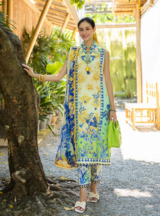 Roheenaz | Ethereal Bloom Lawn 25 | Celora by Roheenaz - Designer Dress - Type: Ladies Clothes - Available at Libayah - 100% Original