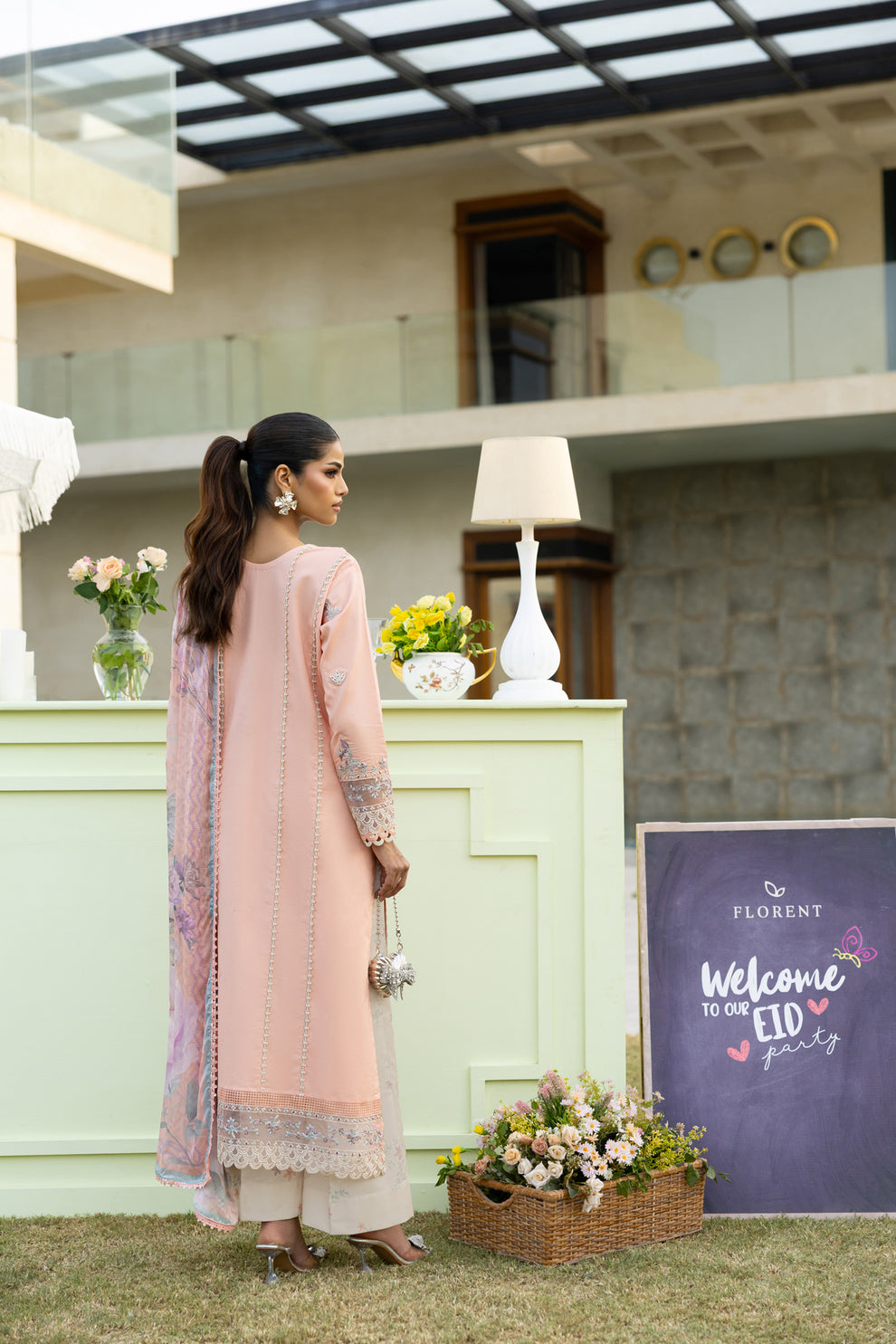 Florent | Eid Collection | FEF - 4A by Florent - Designer Dress - Type: Ladies Clothes - Available at Libayah - 100% Original