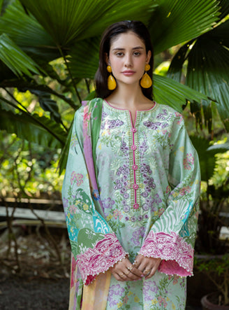Roheenaz | Ethereal Bloom Lawn 25 | Ivara by Roheenaz - Designer Dress - Type: Ladies Clothes - Available at Libayah - 100% Original