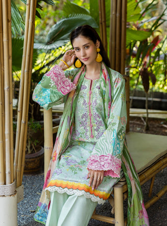 Roheenaz | Ethereal Bloom Lawn 25 | Ivara by Roheenaz - Designer Dress - Type: Ladies Clothes - Available at Libayah - 100% Original