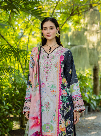 Roheenaz | Ethereal Bloom Lawn 25 | Nymeria by Roheenaz - Designer Dress - Type: Ladies Clothes - Available at Libayah - 100% Original